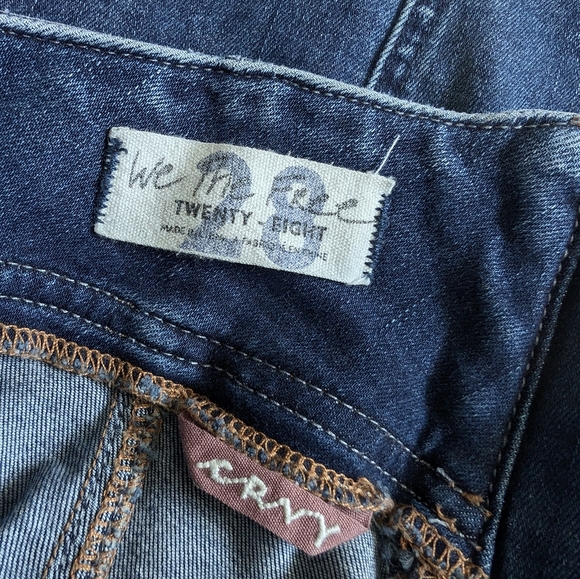 Free People CRVY Mercury Skinny Harper Blue Jeans size 28 - Picture 5 of 5